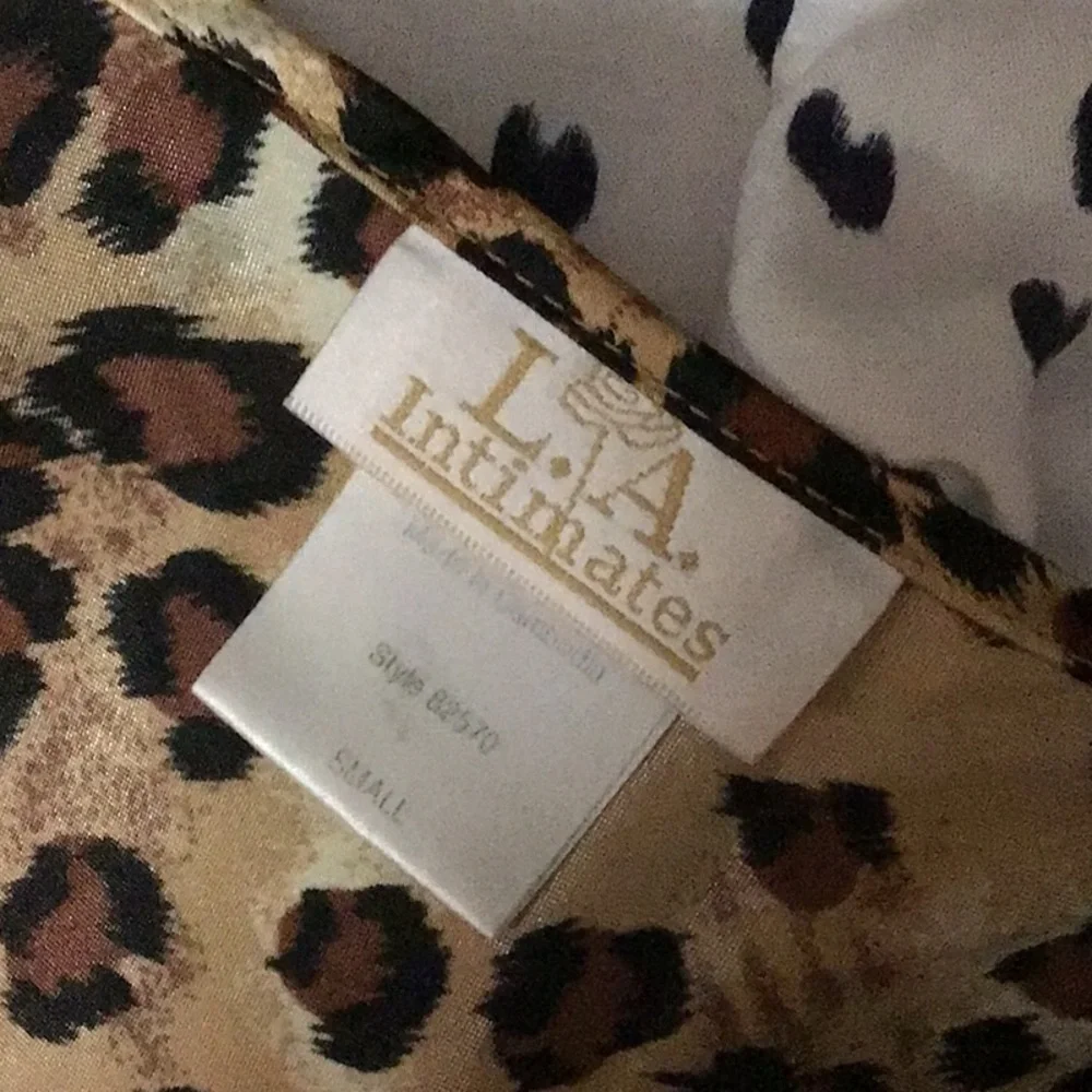 Leopard Print PJ gown - Picture 3 of 3